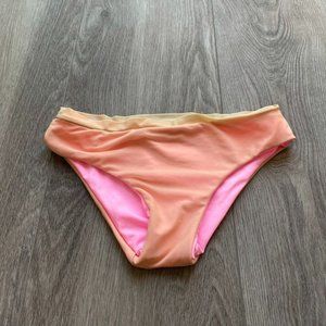 LOLLI SWIM PINK MESH BIKINI BOTTOMS SIZE SMALL NEW
